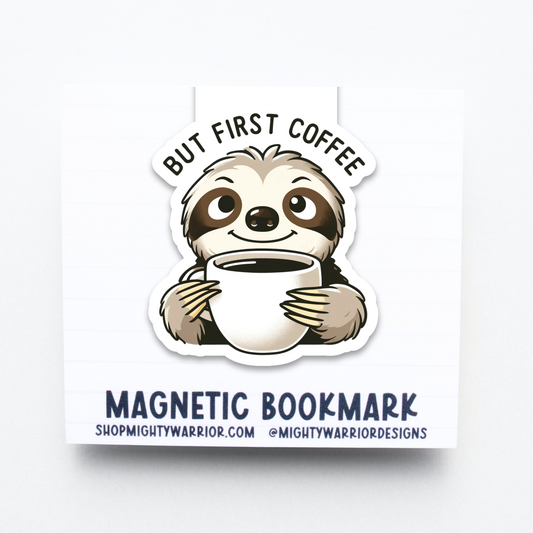 But First Coffee Magnetic Bookmark