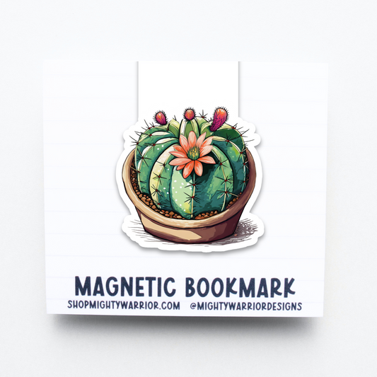 Cactus Magnetic Bookmark