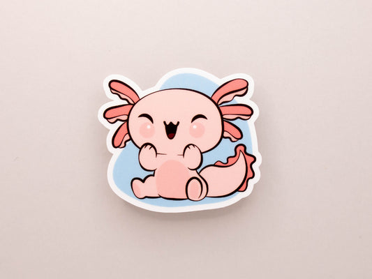 Happy Axolotl Sticker