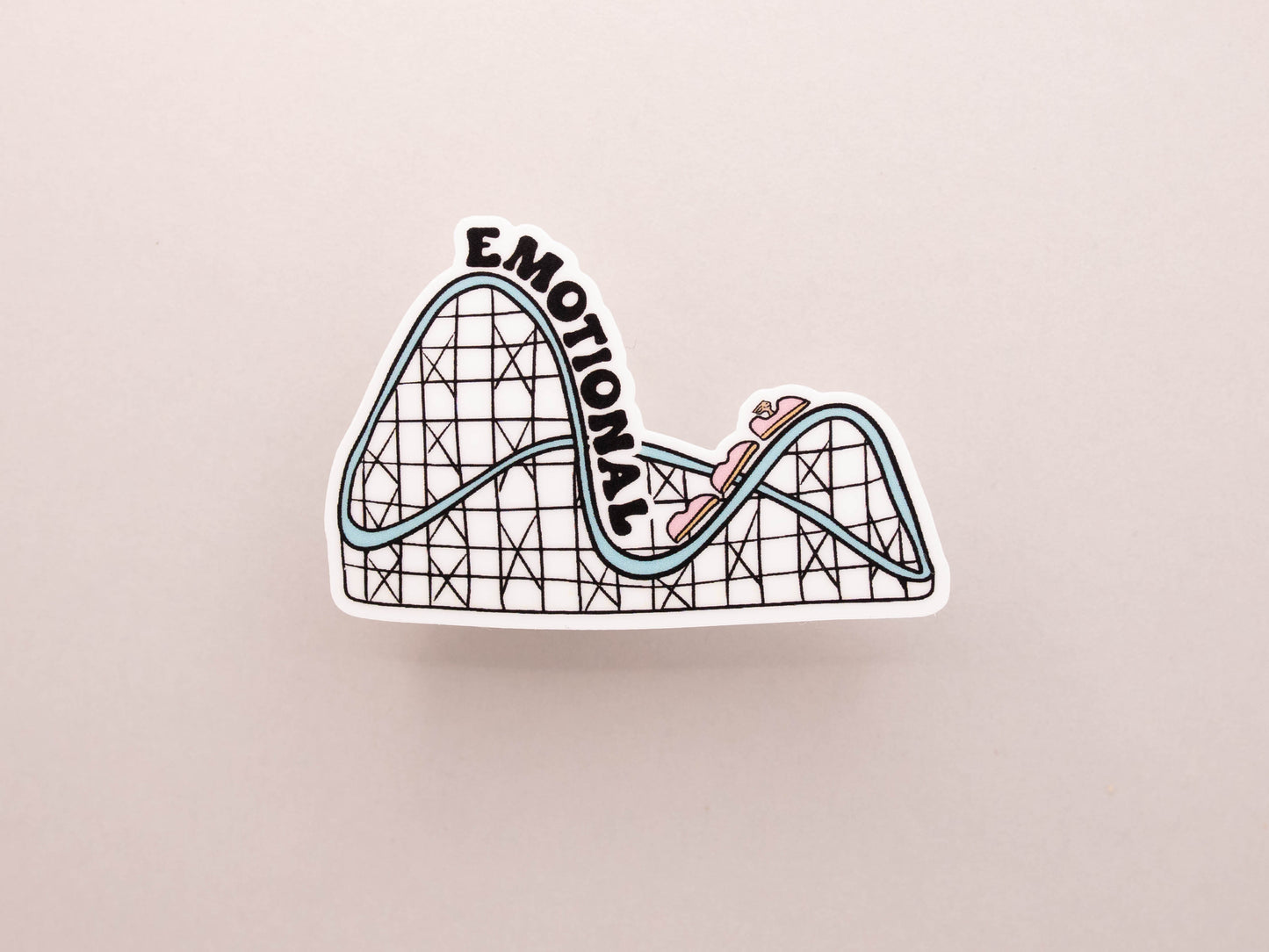 Emotional Rollercoaster Sticker