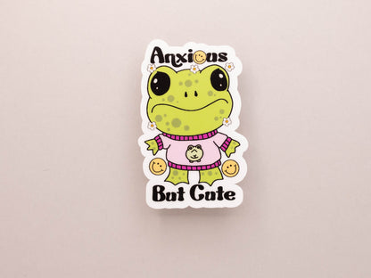 Anxious But Cute Sticker