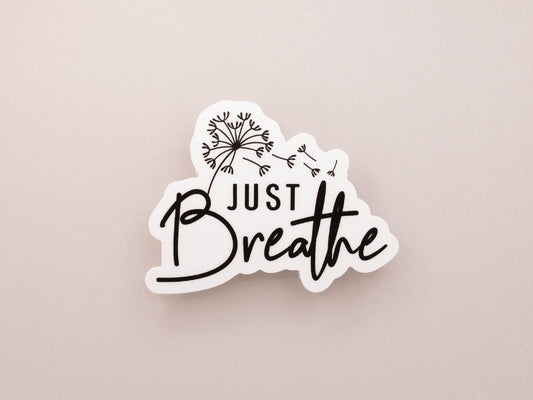 Just Breathe Sticker