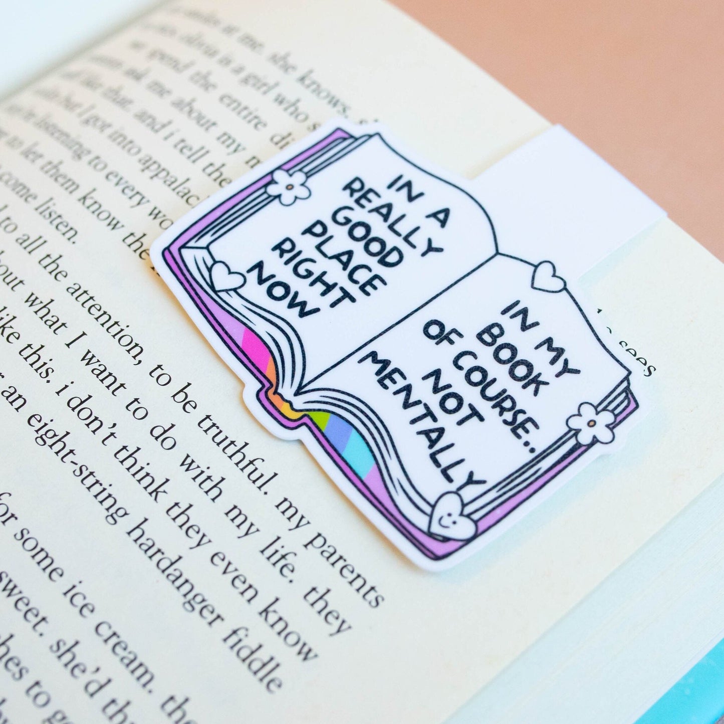 In a Really Good Place Magnetic Bookmark