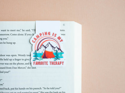 Camping is my Favorite Therapy Magnetic Bookmark