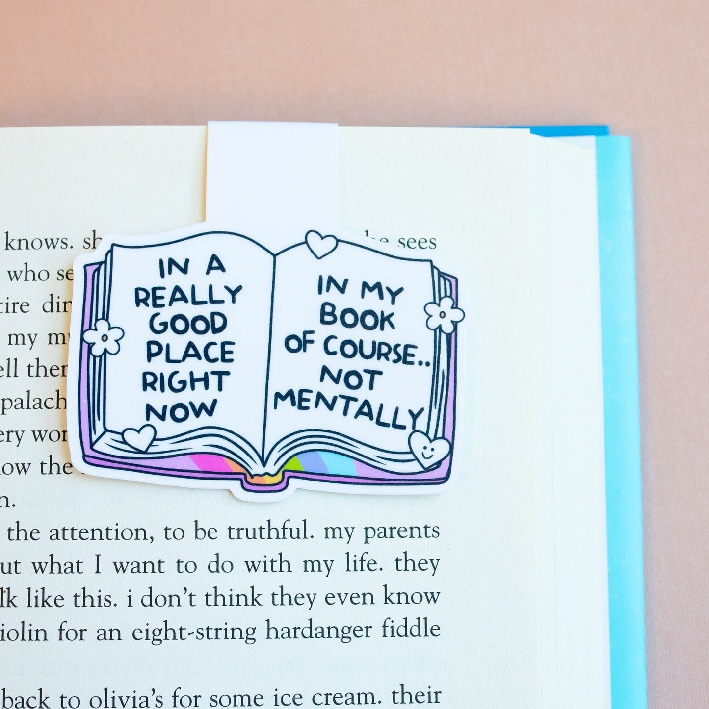 In a Really Good Place Magnetic Bookmark