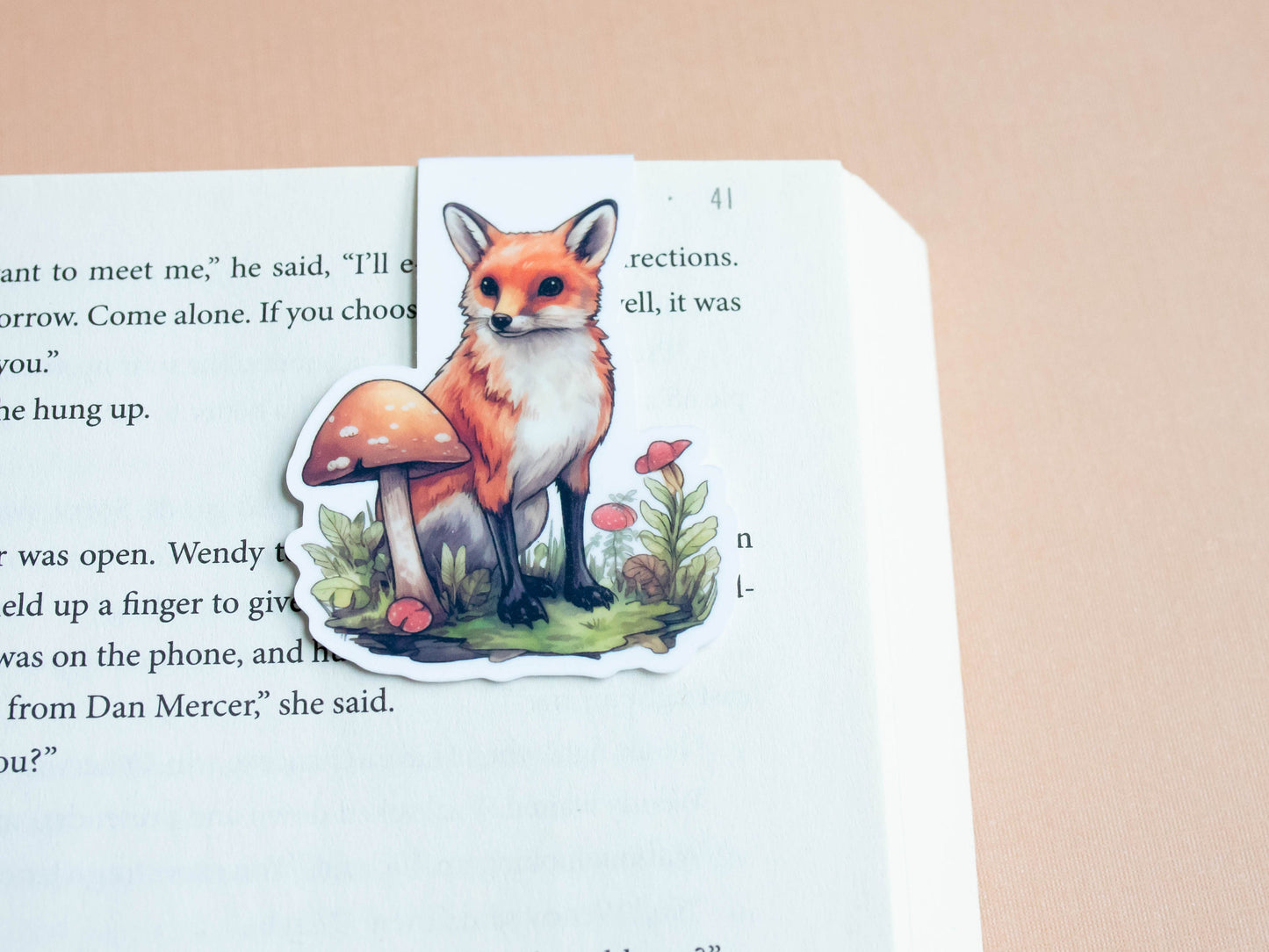 Fox Magnetic Bookmark