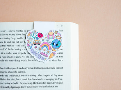 Teachers Heart Magnetic Bookmark